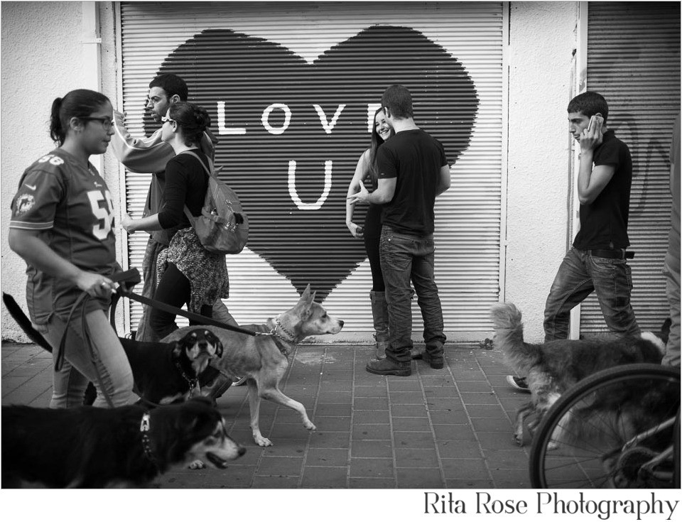 Engagement love shoot Tel Aviv Florentine American Photographer