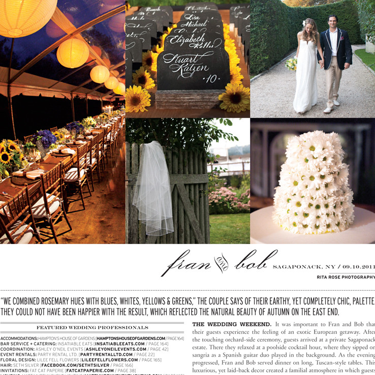 Hamptons wedding photography WellWed Magazine
